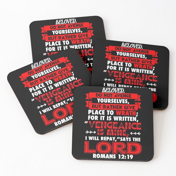 Item preview, Romans 12:19 designed and sold by plushism.