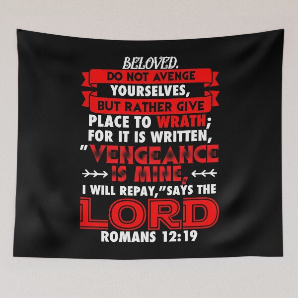 Item preview, Romans 12:19 designed and sold by plushism.