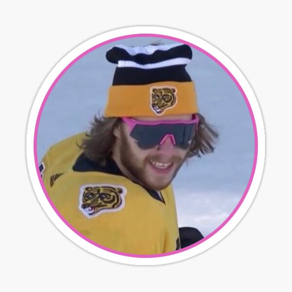 Man of style David Pastrnak wears pink sunglasses, scores hat trick, dances  to 'Barbie Girl' at Lake Tahoe Outdoor Game