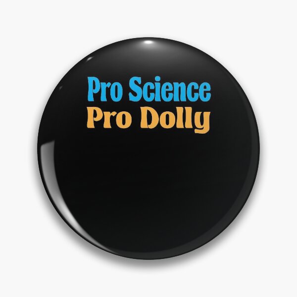 Item preview, pro science pro dolly blue yellow  designed and sold by LAST WEEK'S STOLEN AESTHETICS.