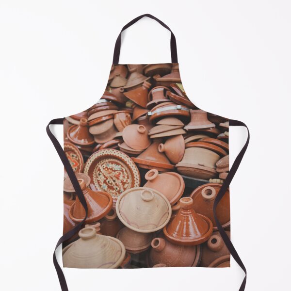 Item preview, moroccan tagine pots in the souks market of marrakech designed and sold by Morocco Marrakech Photo Prints.