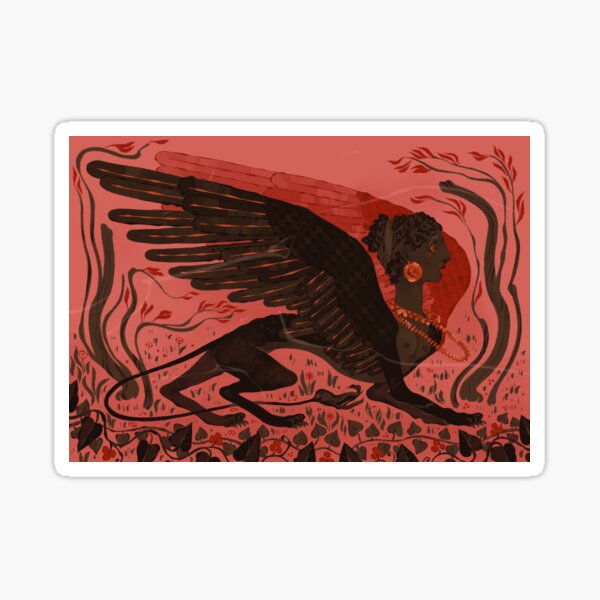 Theban Sphinx Sticker