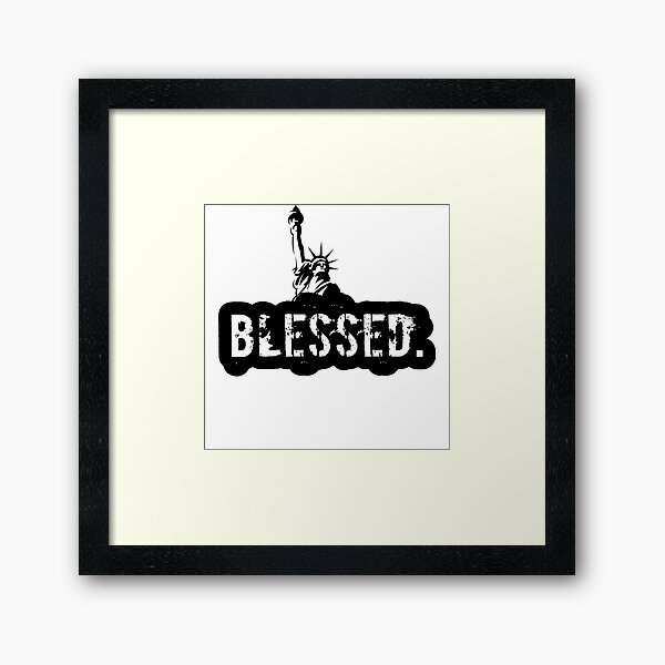 the Blessed USA Framed Art Print