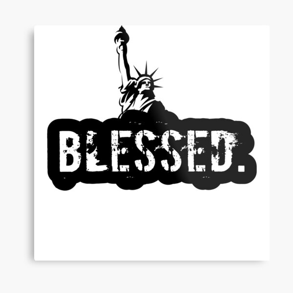 the Blessed USA Metal Print