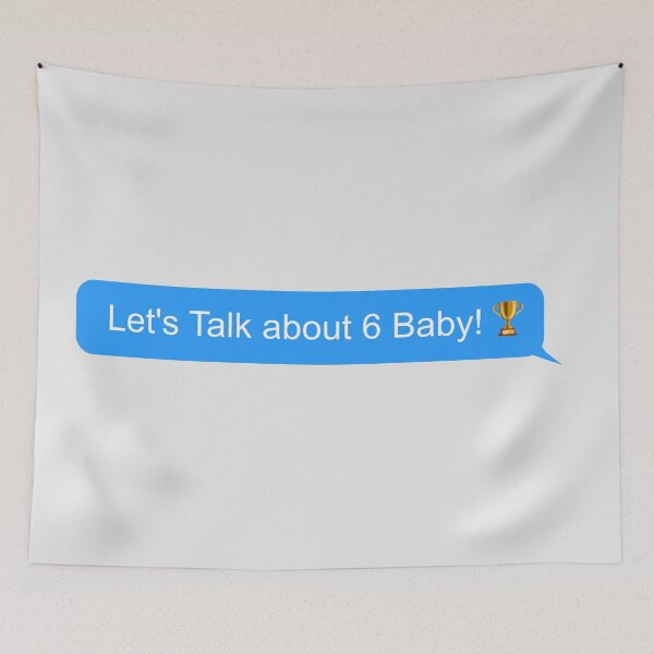 Item preview, Let's Talk About 6 Baby - Liverpool FC designed and sold by Stalking Kopites.