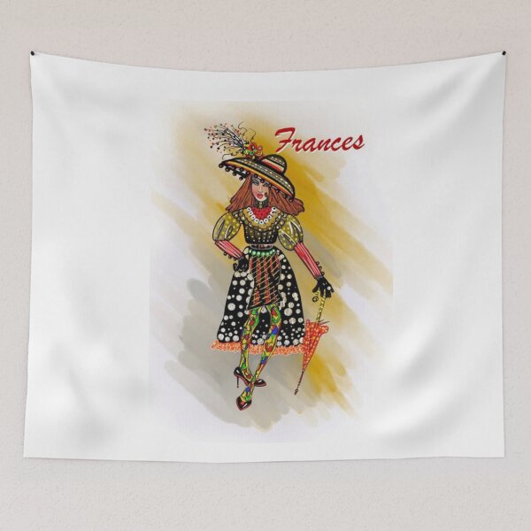 Item preview, Frances designed and sold by RedDoorOnline.