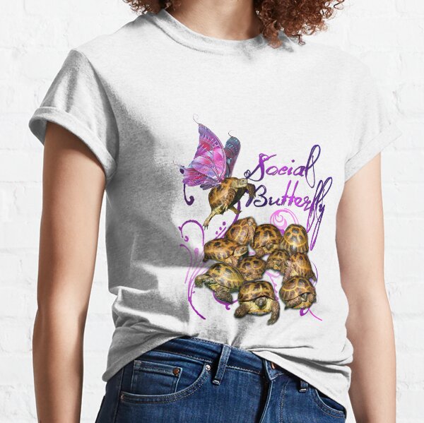 Tortoise Butterflies - Social Butterfly Classic T-Shirt