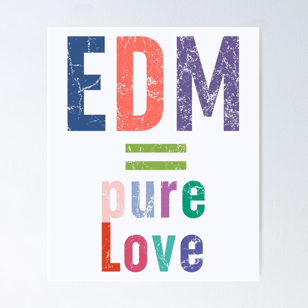Artikelvorschau, EDM ist reine Liebe Edm Rave | DJ Musik | Edm Kleidung entworfen und verkauft von niceb00y.