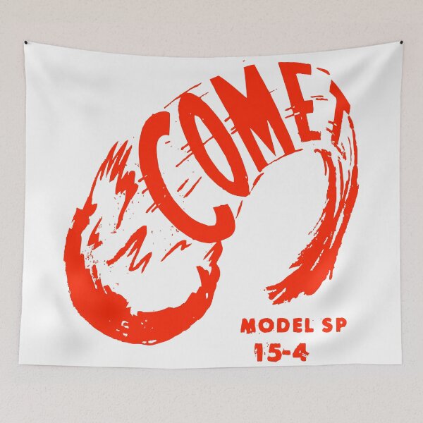Item preview, Retro vintage comet design (red) designed and sold by Hawthorn Mineart.