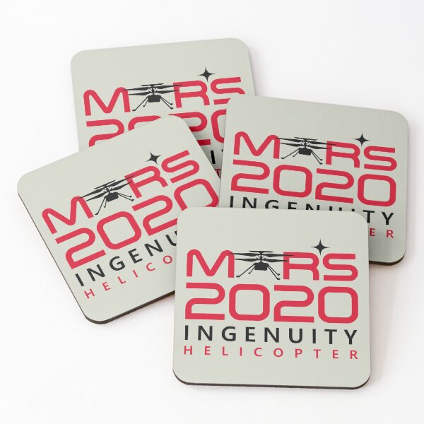 Item preview, Mars 2020 star Ingenuity helicopter Perseverance (black) designed and sold by SolidEarthArt.