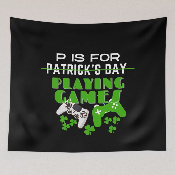 Item preview, P Is For Playing Games St Patricks Day designed and sold by Bend-The-Trendd.