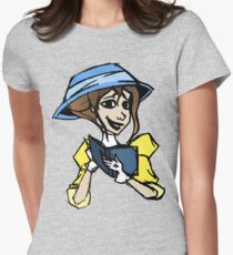 Drawing the Wild Women's Fitted T-Shirt