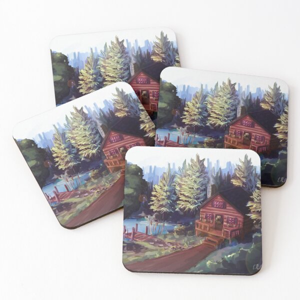 Item preview, Cabin by a Lake designed and sold by emmanorval.