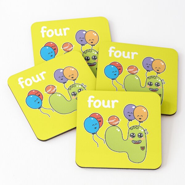 Item preview, NUMBER 4 BIRTHDAY designed and sold by MazOne2One.
