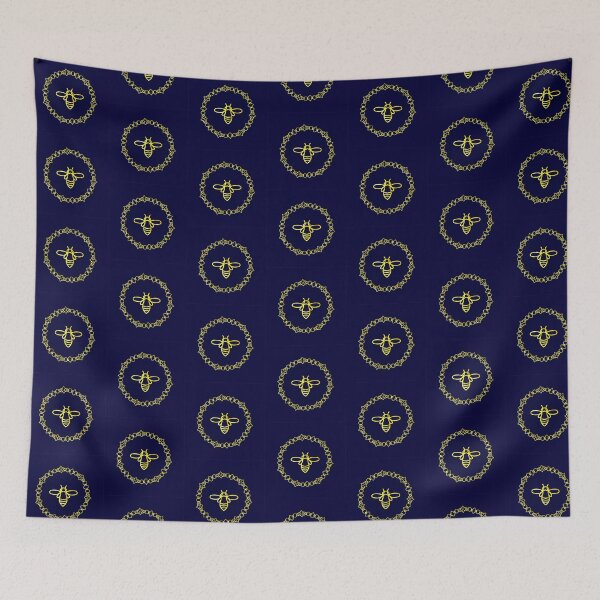 Item preview, Gold $ Navy Bee Decoration designed and sold by bohokitty.