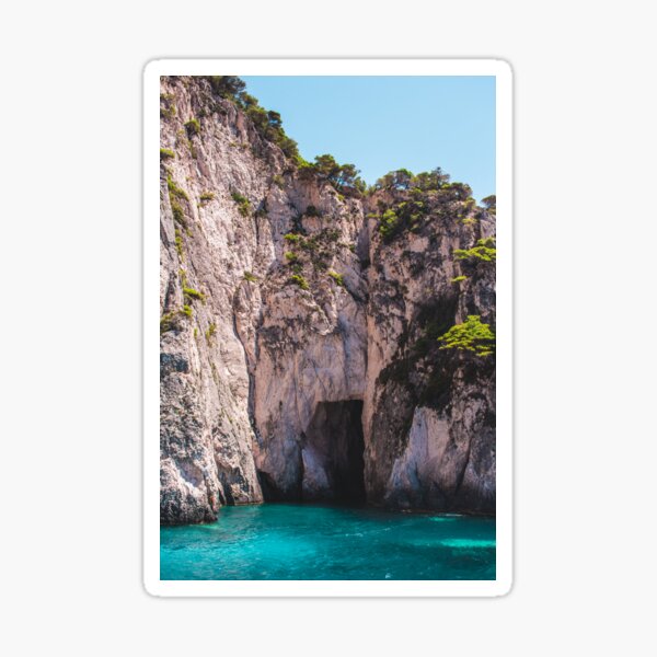 Zante Cliffs Sticker