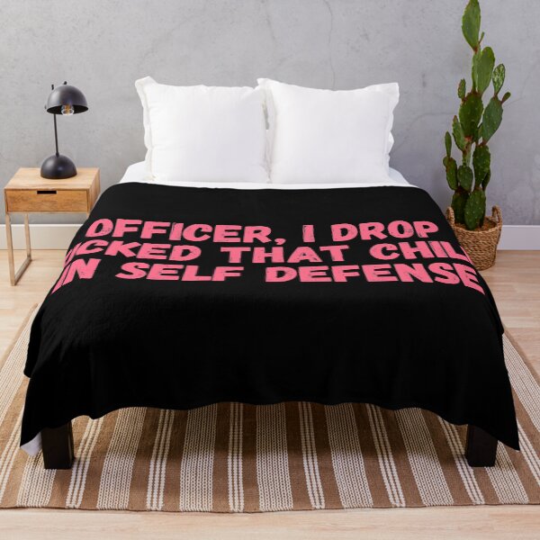 Item preview, Officer I drop kicked that child In self defense, technoblade funny quote designed and sold by ds-4.