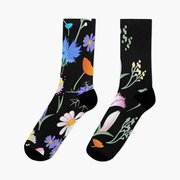 Item preview, Colorful flowers flower meadow designed and sold by spontania.