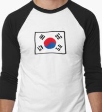 Korean Men's Baseball ¾ T-Shirt