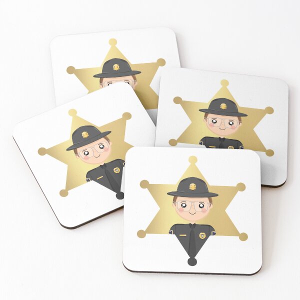 Artikelvorschau, Der Büro-Sheriff Dwight entworfen und verkauft von cutermelon.