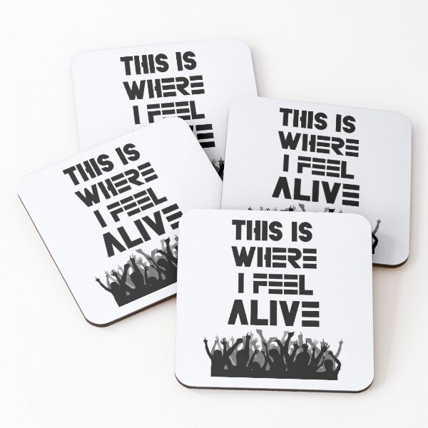 Item preview, This Is Where I Feel Alive T-Shirt | Rave Party Tee  designed and sold by niceb00y.