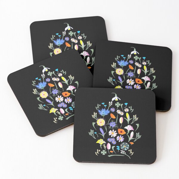Item preview, Colorful flowers flower meadow designed and sold by spontania.