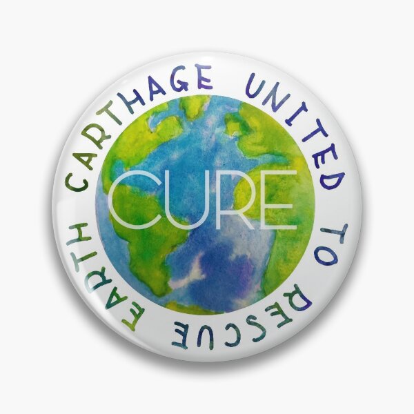 Item preview, Carthage CURE Curved Text designed and sold by artbysydsyd.