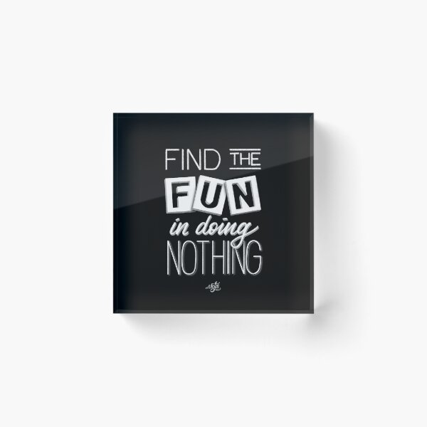 Item preview, Fun in Doing Nothing designed and sold by Arsdianti Noerhani.