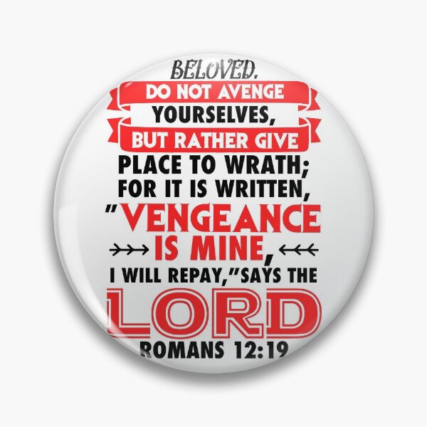 Item preview, Romans 12:19 designed and sold by plushism.