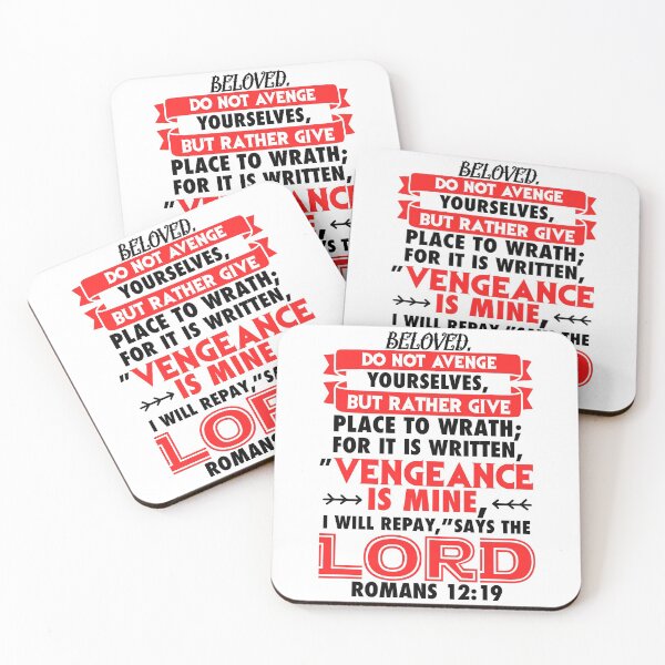Item preview, Romans 12:19 designed and sold by plushism.