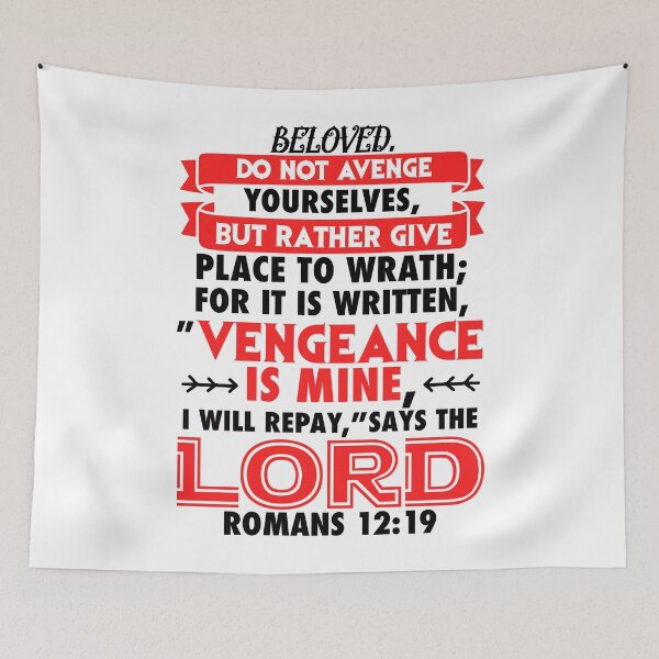 Item preview, Romans 12:19 designed and sold by plushism.