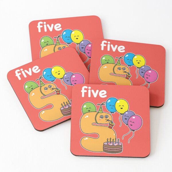 Item preview, NUMBER 5 BIRTHDAY designed and sold by MazOne2One.