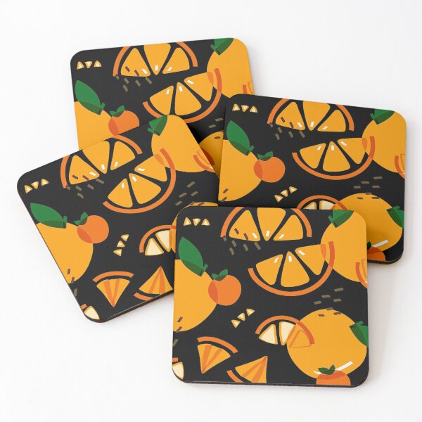 Item preview, pattern quilting orange fruits designed and sold by devennicola.