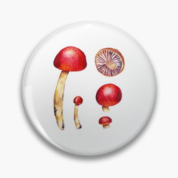 Item preview, Fungi (Hygrocybe coccinea) designed and sold by SandraHaro.