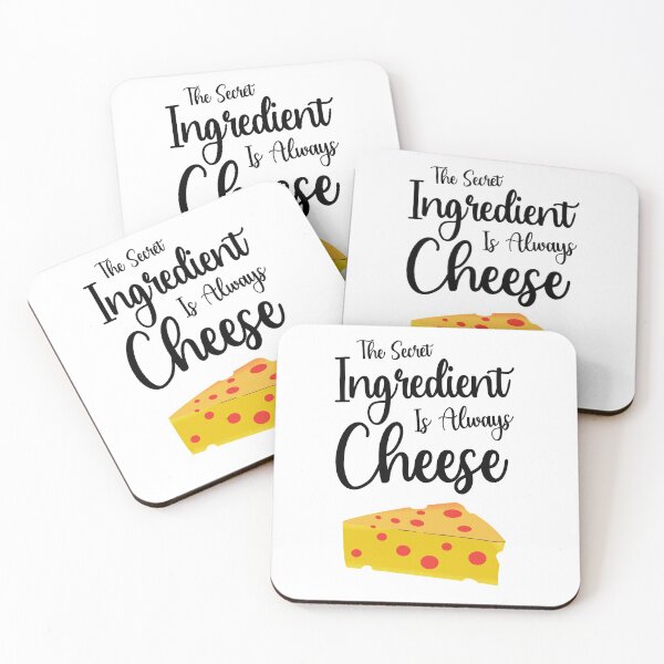 Item preview, The Secret Ingredient Is Always Cheese designed and sold by PinkPandaPress.