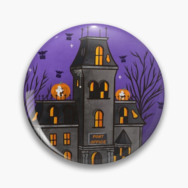 Artikelvorschau, Halloween Postamt entworfen und verkauft von ArtPrintFactory.