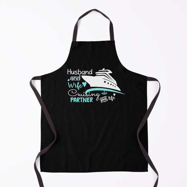 Item preview, Husband and Wife Cruising Partner for Life Cruise - Tee Has Sailing Ship Gift Idea designed and sold by NSTeeDesign.