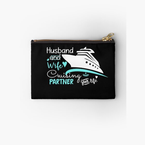Item preview, Husband and Wife Cruising Partner for Life Cruise - Tee Has Sailing Ship Gift Idea designed and sold by NSTeeDesign.
