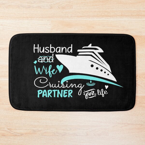 Item preview, Husband and Wife Cruising Partner for Life Cruise - Tee Has Sailing Ship Gift Idea designed and sold by NSTeeDesign.