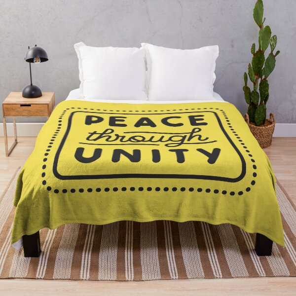 Item preview, Peace Through Unity inspairing meaningfull thought design designed and sold by micreations.