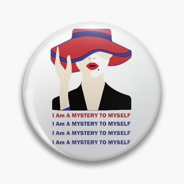 Item preview, I am mystery to myself woman  pop art designed designed and sold by Fariashamshad.