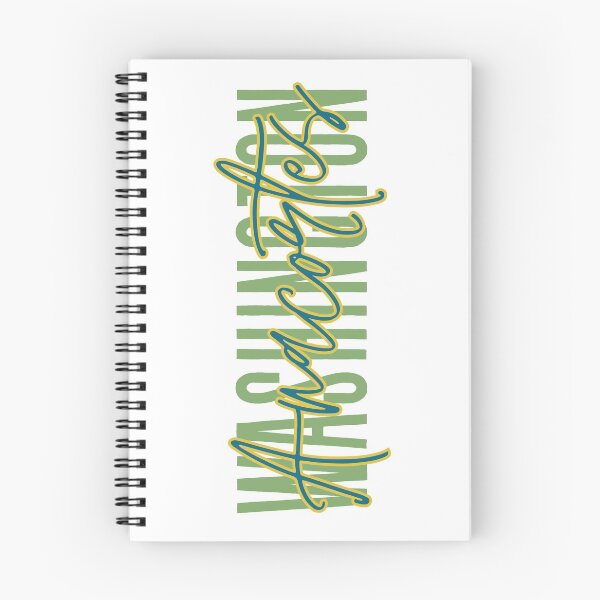 Item preview, Anacortes Washington // Script Design // State Flag Colors designed and sold by KylieBeth Designs.