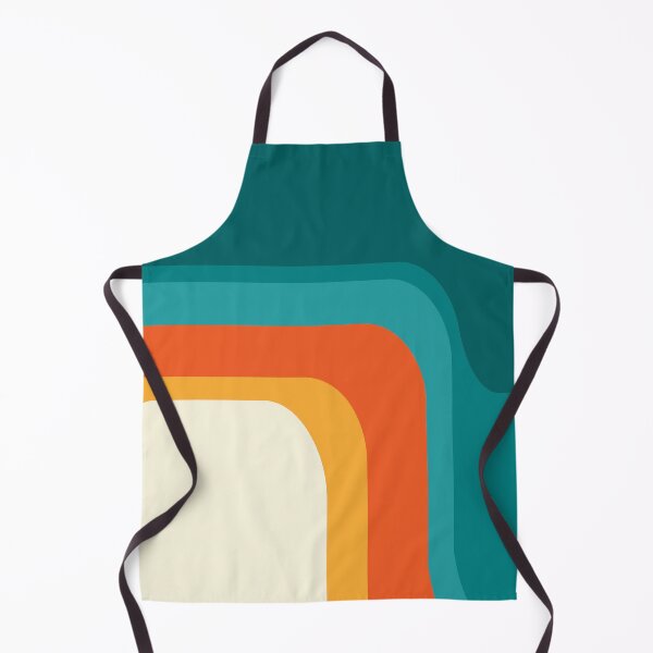 Item preview, Mid-Century Modern Rainbow Teal Yellow Orange designed and sold by MonstersMashU.