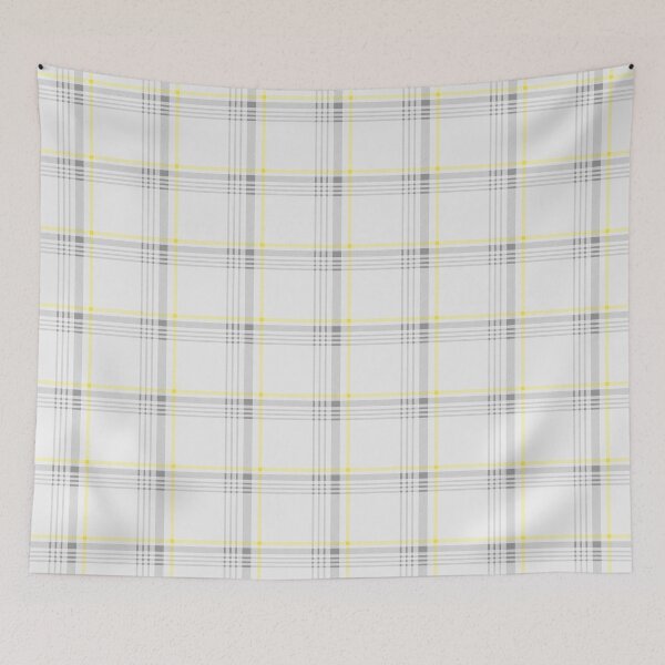 Item preview, Yellow And Gray Plaid designed and sold by D-Spot Shop.