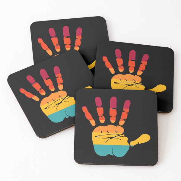 Item preview, Vintage Color Palette Handprint | Colorful |  designed and sold by VintagePrada.
