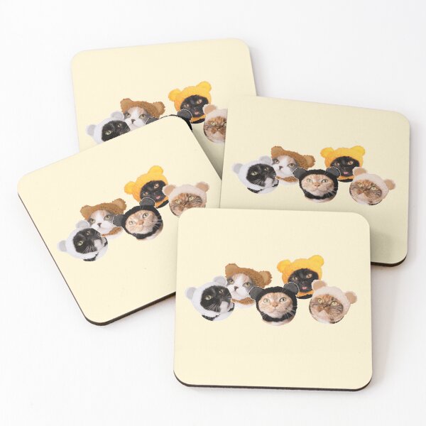 Item preview, cats in cute bear hats designed and sold by promisesarelies.