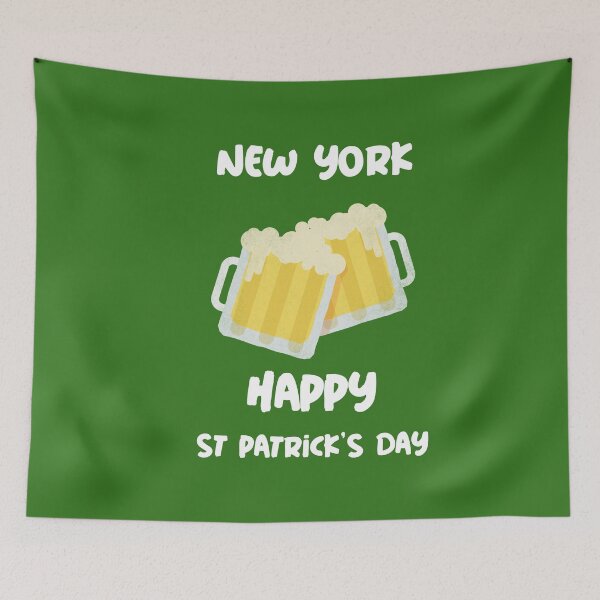 Aperçu de l'œuvre New York, Happy St Patrick's Day créée et vendue par B-Ana.