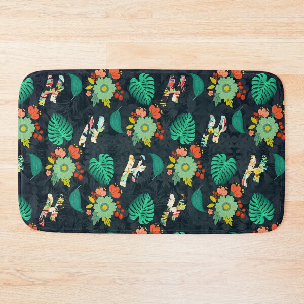 Item preview, Letter H with Floral pattern designed and sold by MoSaid.