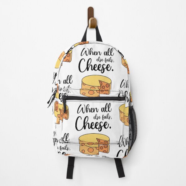 Item preview, When All Else Fails, Cheese. designed and sold by PinkPandaPress.