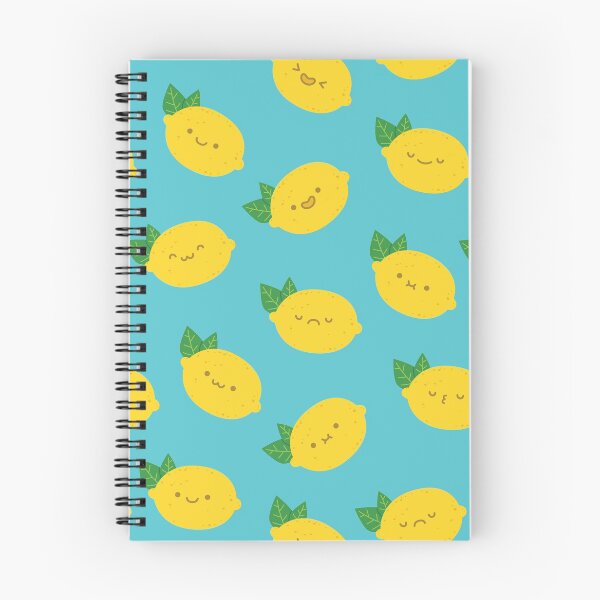Item preview, Cute Lemons - Blue Pattern designed and sold by ElectricFangs.